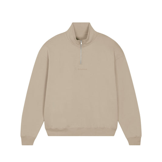 SS | Miller Dry | Quarter Zip Sweatshirt | Desert Dust | Unisex